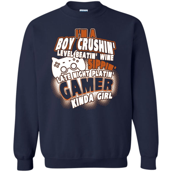 Gamer Kinda Girl T Shirt, Coolest Gaming Girl Sweatshirt