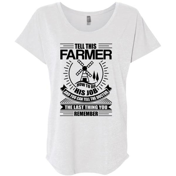 Tell This Farmer How To Do His Job T Shirt, I Love Farming T Shirt, Awesome T-Shirts