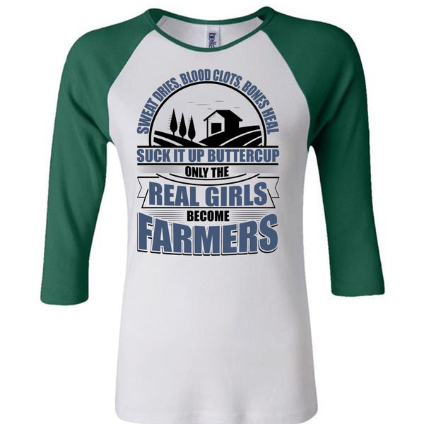 Real Girls Become Farmers T Shirt, I Love Farming T Shirt, Awesome T-Shirts