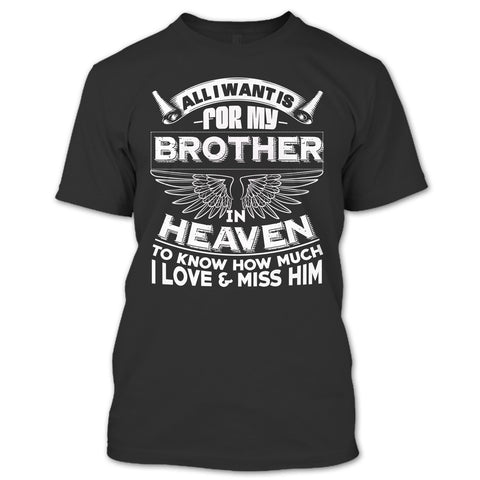 A black t-shirt with the shopify logo