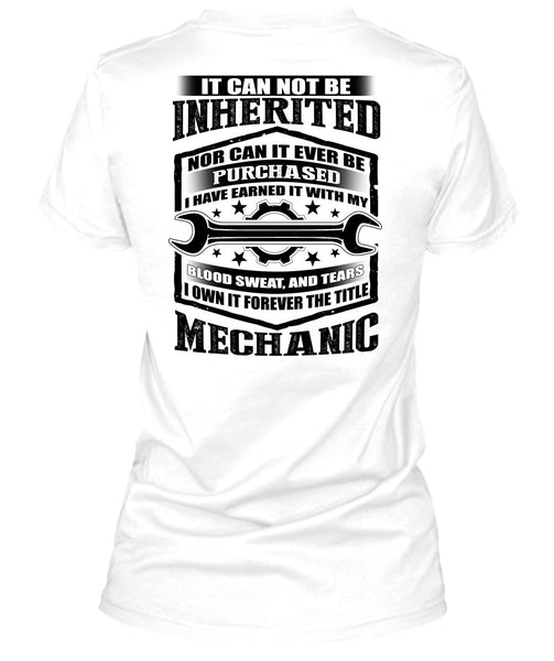 It Forever The Title Mechanic T Shirt, I Love Mechanic T Shirt