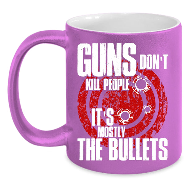 Cool Gunaholic Coffee Mug, Funny Gift For Gun Owner Coffee Cup