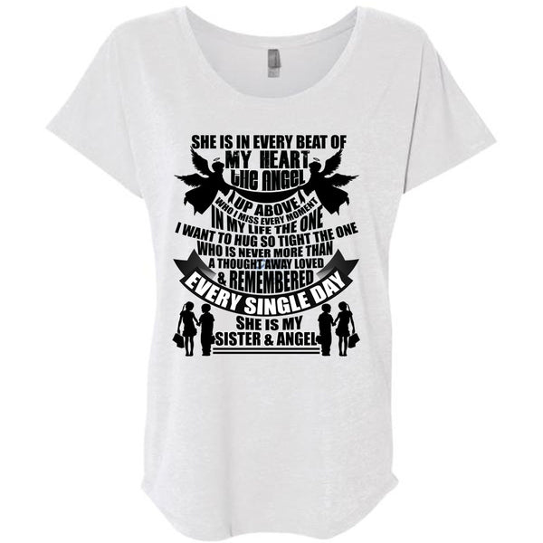 She Is My Sister And Angel T Shirt, I Love Sister T Shirt, Awesome T-Shirts