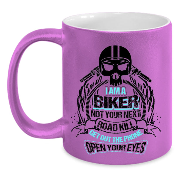 Awesome Gift For Biker Coffee Mug, I Am A Biker Accent Mug