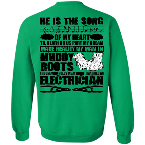 I Love Electrician T Shirt, I Married An Electrician Sweatshirt