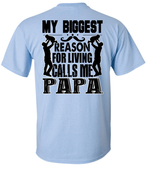 My Biggest Reason T Shirt, I Love Papa T Shirt