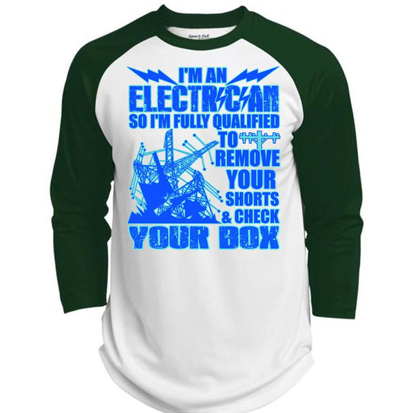 I'm An Electrician T Shirt, Being An Electrician T Shirt, Awesome T-Shirts  (Polyester Game Baseball Jersey)