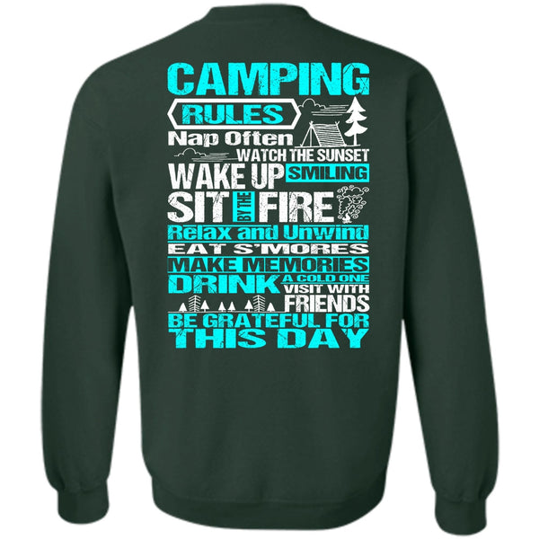 Wake Up Smiling T Shirt, I Love Camping Sweatshirt