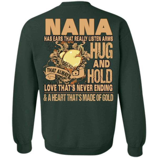 Hug And Hold T Shirt, I Love Nana Sweatshirt