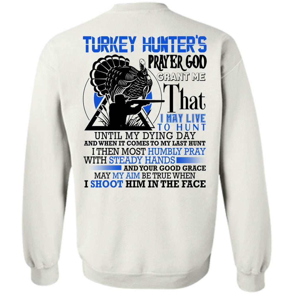 Turkey Hunter's Prayer T Shirt, Cool Hunter T Shirt Turkey Hunter's Prayer T Shirt, Cool Hunter T Shirt