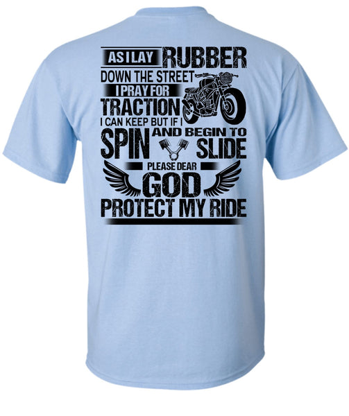 God Protect My Ride T Shirt, I Love Biker T Shirt