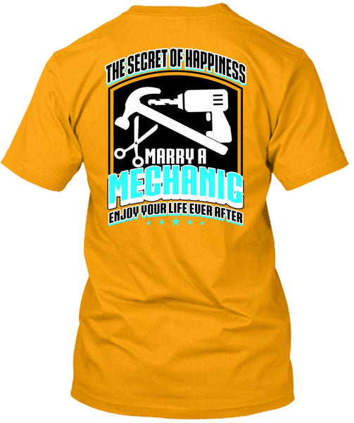 Marry A Mechanic T Shirt, I Love Mechanic T Shirt