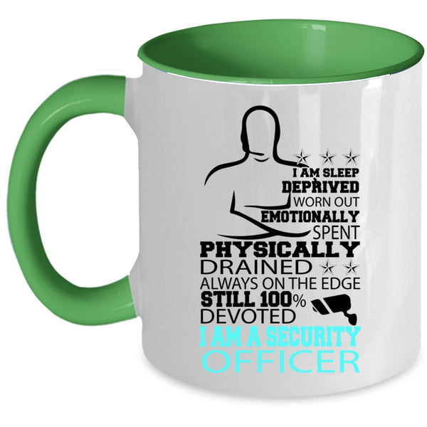 Cool Security Officer Coffee Mug, I Am A Security Officer Accent Mug