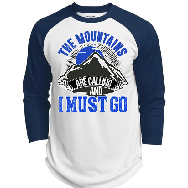 The Mountains Are Calling T Shirt, I Love Mountain T Shirt, Awesome T-Shirts  (Polyester Game Baseball Jersey)