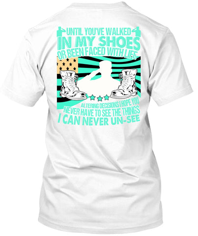 A black t-shirt with the shopify logo