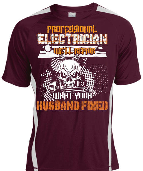 Professional Electrician T Shirt, Husband Fixed T Shirt, Cool Shirt