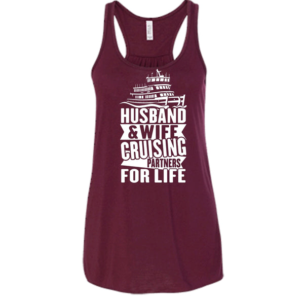Husband & Wife T Shirt, Cruising Partners For Life T Shirt, Cool T Shirt