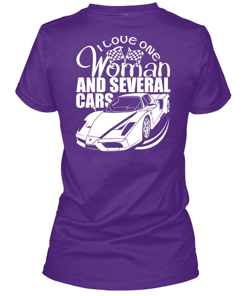I Love One Woman And Several Cars T Shirt, Being A Driver T Shirt