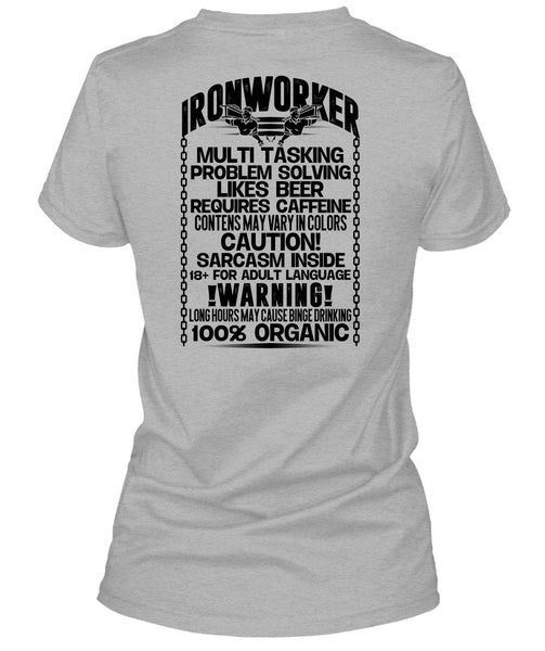 Ironworker Multitasking T Shirt, I Love Ironworker T Shirt
