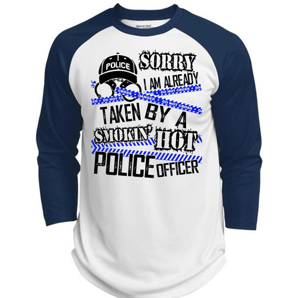 I Am Already Taken By A Police Officer T Shirt, I Love Police T Shirt, Awesome T-Shirts  (Polyester Game Baseball Jersey)