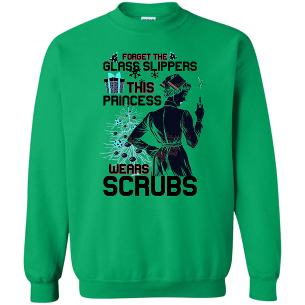Coolest Nurse Merry Christmas T Shirt, Forget The Glass Slippers Sweatshirt