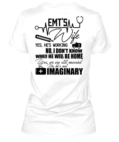 EMT's Wife T Shirt, I Love Nursing T Shirt