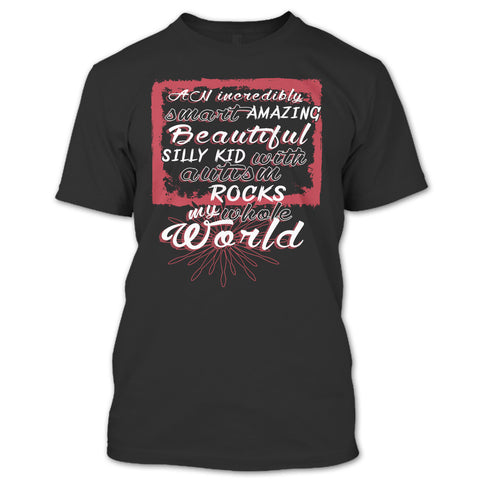 A black t-shirt with the shopify logo