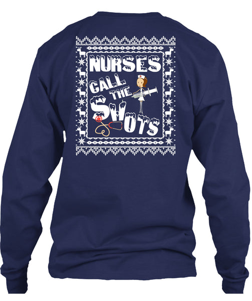 Nurses Call The Shots T Shirt, This Girl Loves Christmas T Shirt