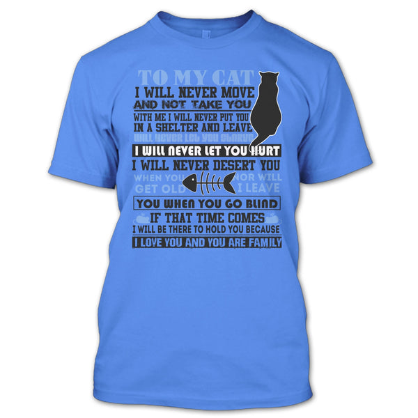 To My Cat T Shirt, Coolest Cat Lover T Shirt