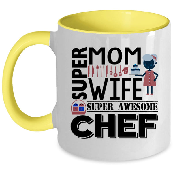 Gift For Mom Cup, My Wife Mug, Awesome Chef Cup