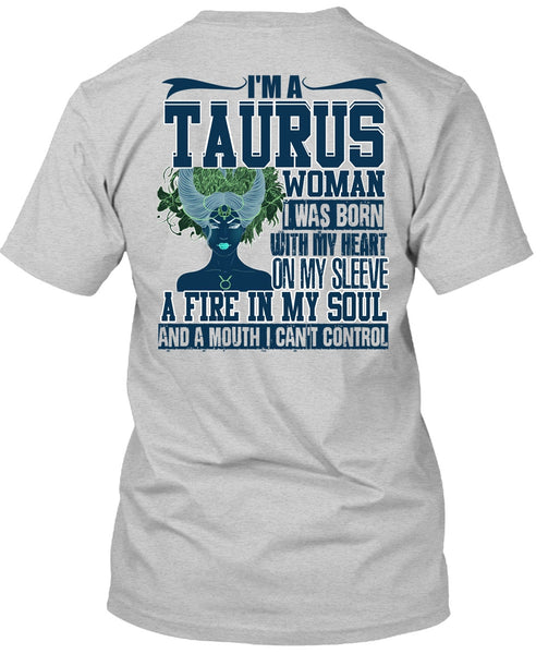 I'm A Taurus Woman T Shirt, I Love Taurus T Shirt