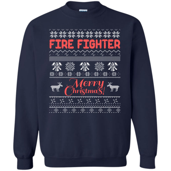 Coolest Firefighter T Shirt, Gift For Merry Christmas Sweatshirt
