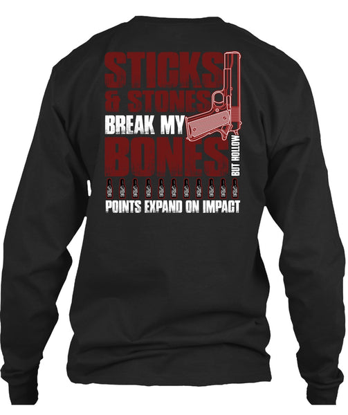 Sticks And Stones T Shirt, Being A Gunner T Shirt