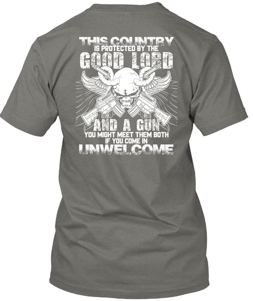 Good Lord And A Gun T Shirt, Being A Gunner T Shirt