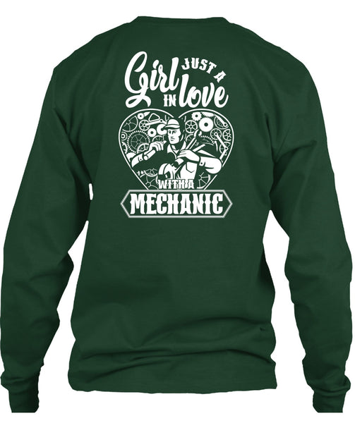 Just A Girl In Love With A Mechanic T Shirt, Being A Mechanic T Shirt