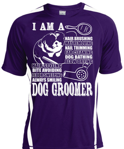 I Am A Hair Brushing T Shirt, Dog Groomer T Shirt, Cool Shirt