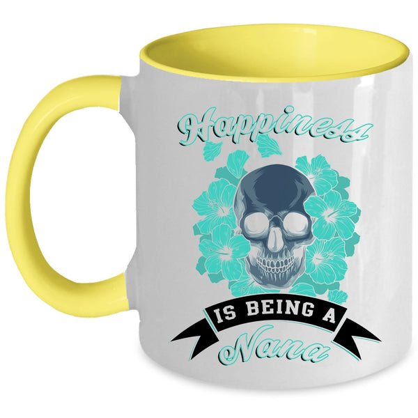 Awesome Nana Coffee Mug, Happiness Is Being A Nana Accent Mug