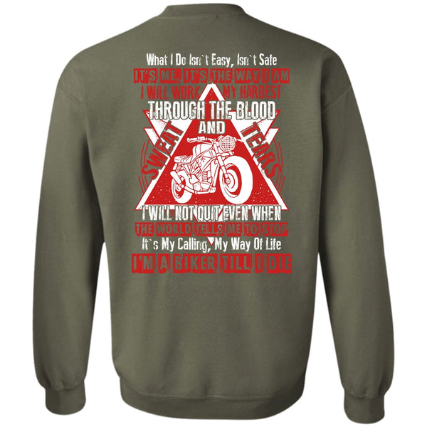 I Will Work My Hardest T Shirt, I Love Biking Sweatshirt