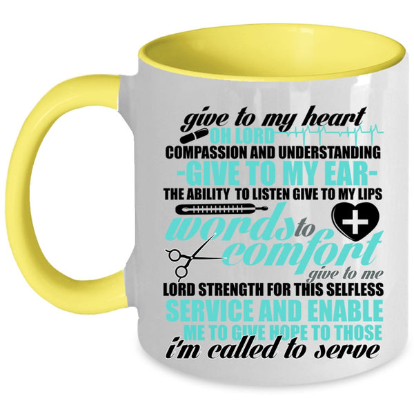 Cute Nurses Coffee Mug, Funny Nurses Accent Mug