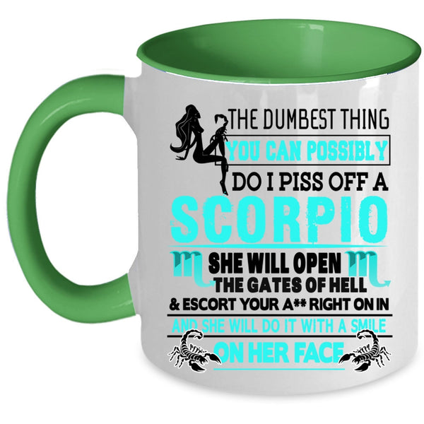 Birthday Gift For Daughter Coffee Mug, Scorpio Accent Mug