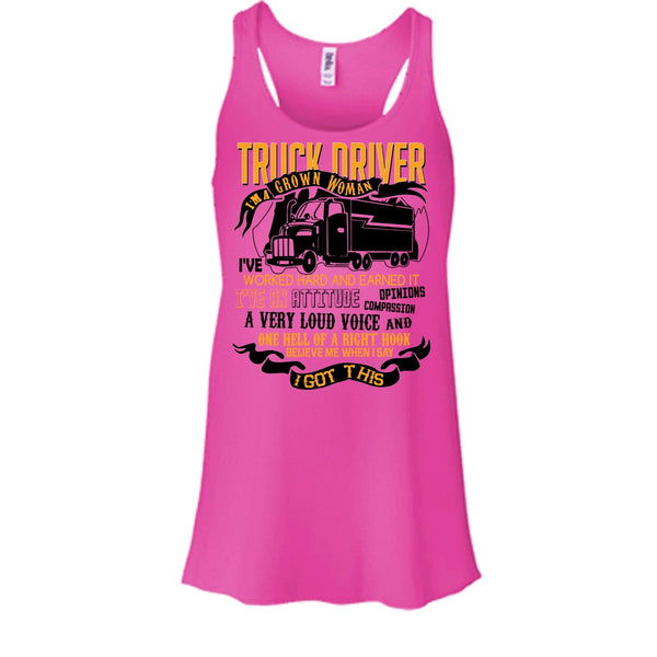 Trucker Driver T Shirt, Coolest Truck Driver Tank Top