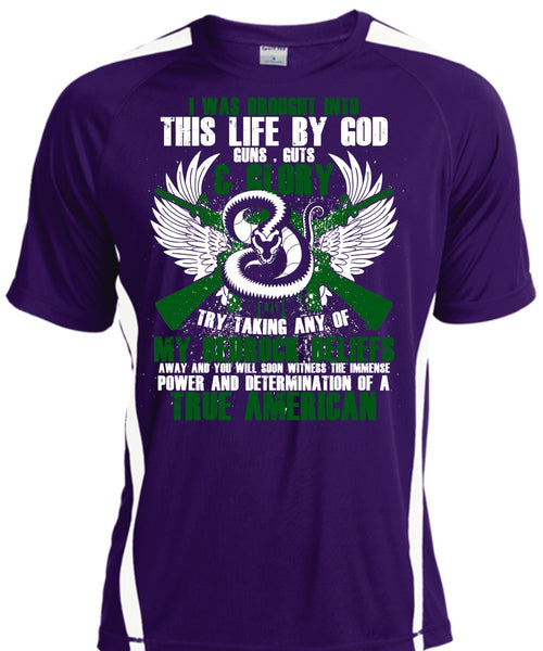 God Guns T Shirt, True American T Shirt, Cool Shirt