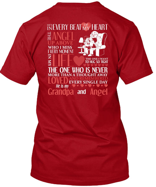 Grandpa And Angel T Shirt, Beat Of My Heart T Shirt
