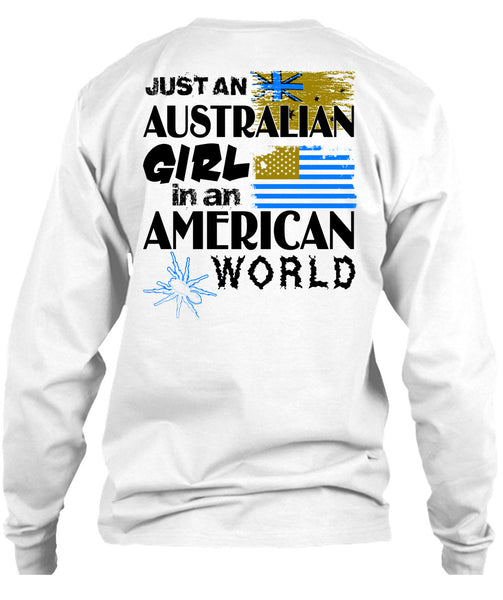 Just An Australian Girl In An American World T Shirt, Wait For Halloween T Shirt