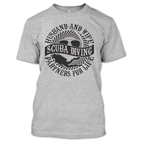 Husband And Wife T Shirt, Coolest Scuba Diver T Shirt