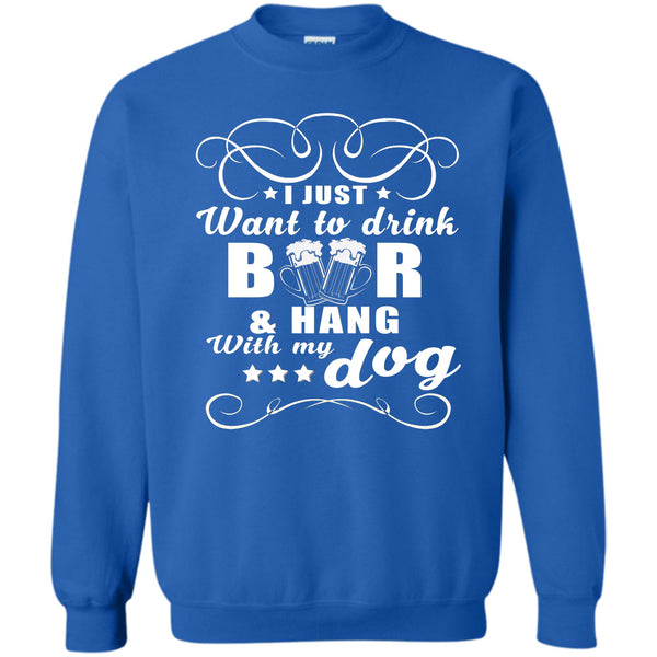 Hang Out With My Dog T Shirt, My Favorite Activity Sweatshirt