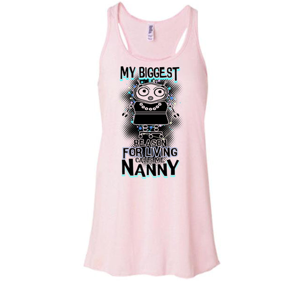 My Biggest Reason For Living T Shirt, Coolest Nanny Ever T Shirt, Awesome t-shirts