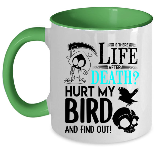 I Love My Bird Coffee Mug, Don't Hurt My Bird Accent Mug