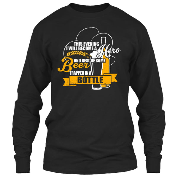 Rescue Some Beer T Shirt, Coolest Beer Drinker T Shirt