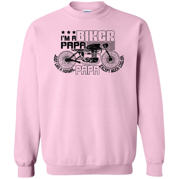 Gift For Grandpa T Shirt, I'm A Biker Papa Sweatshirt